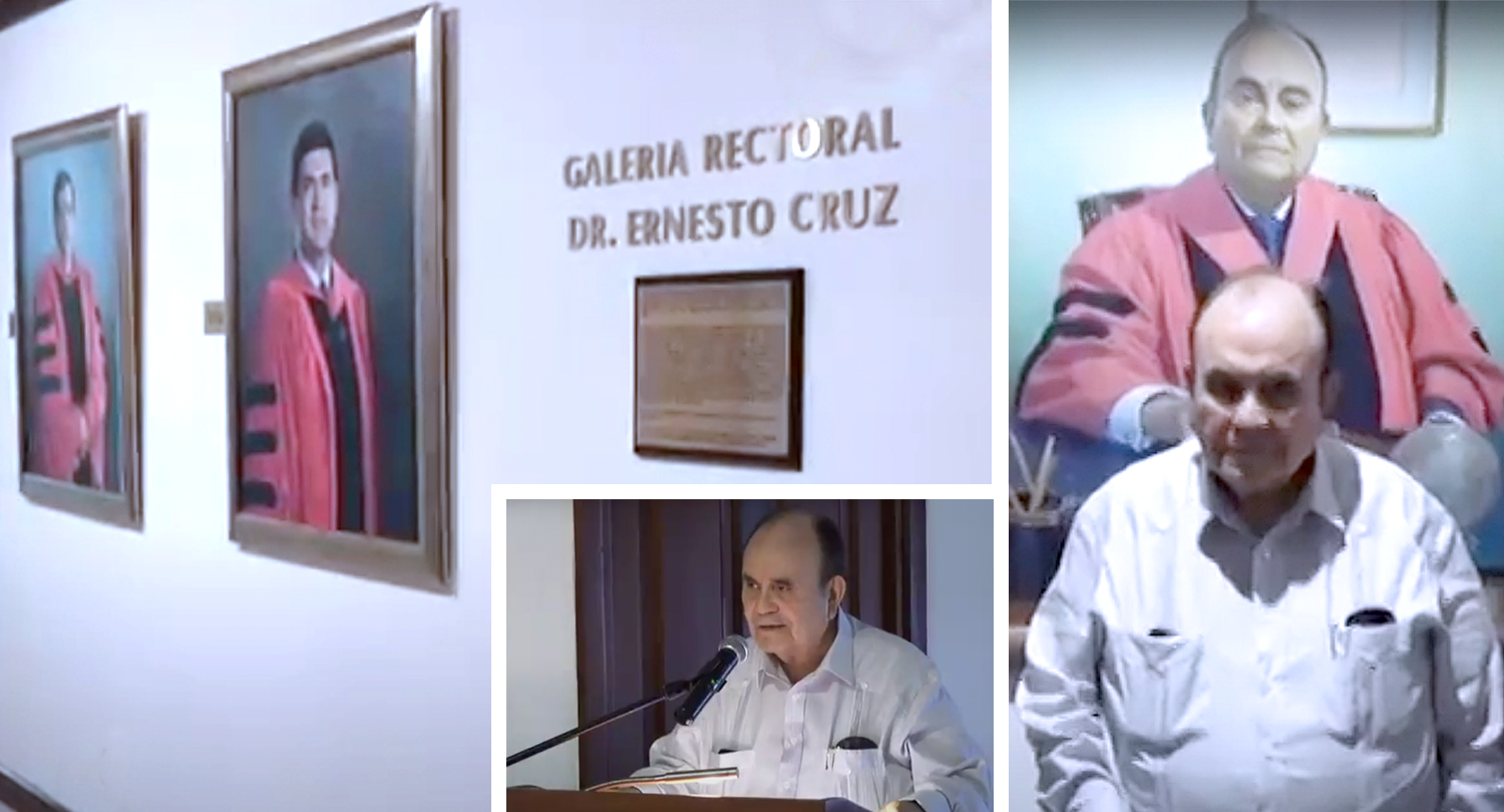 Inauguración de la Galería Rectoral Dr. Ernesto Cruz, en el Campus Francisco de Sola