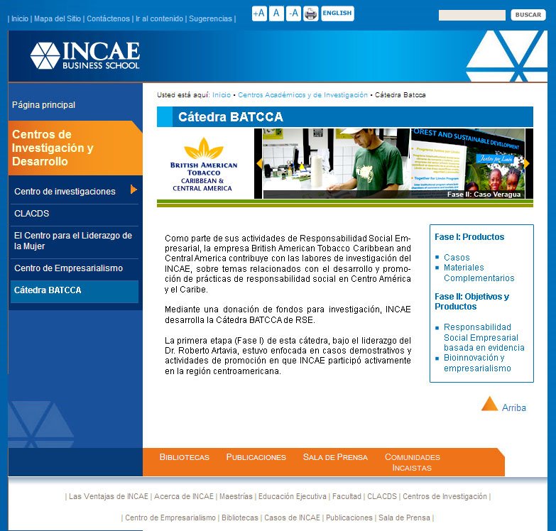 2005- Cátedra BATCCA