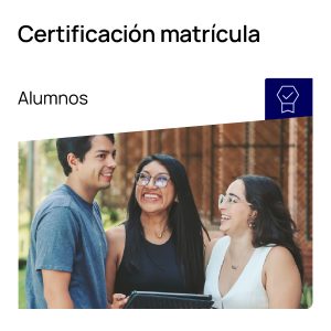 Certificación matrícula